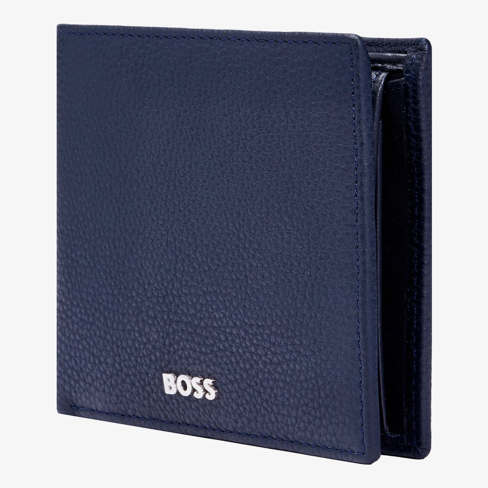 BOSS Classic Grained Navy Money Wallet Wallet HLM416N