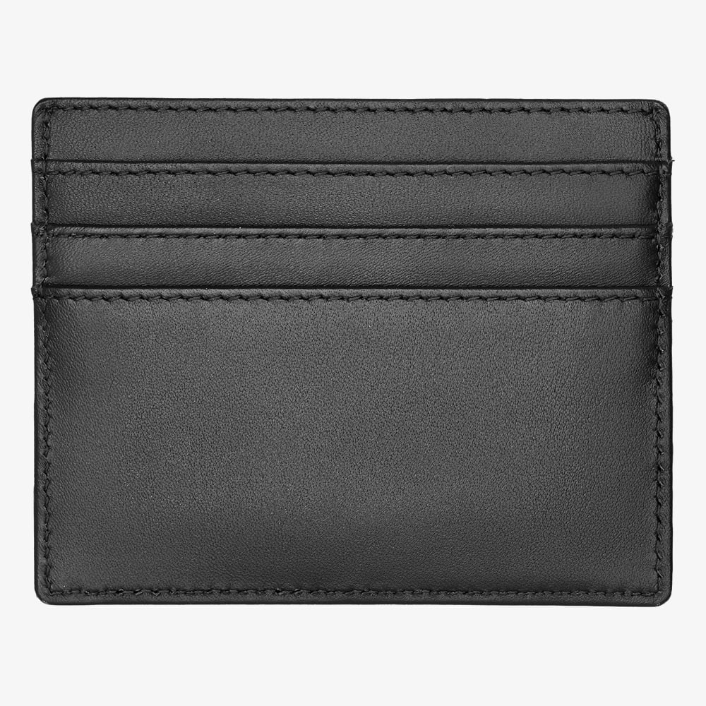 BOSS Classic Smooth Black Card Holder Wallet HLC403A