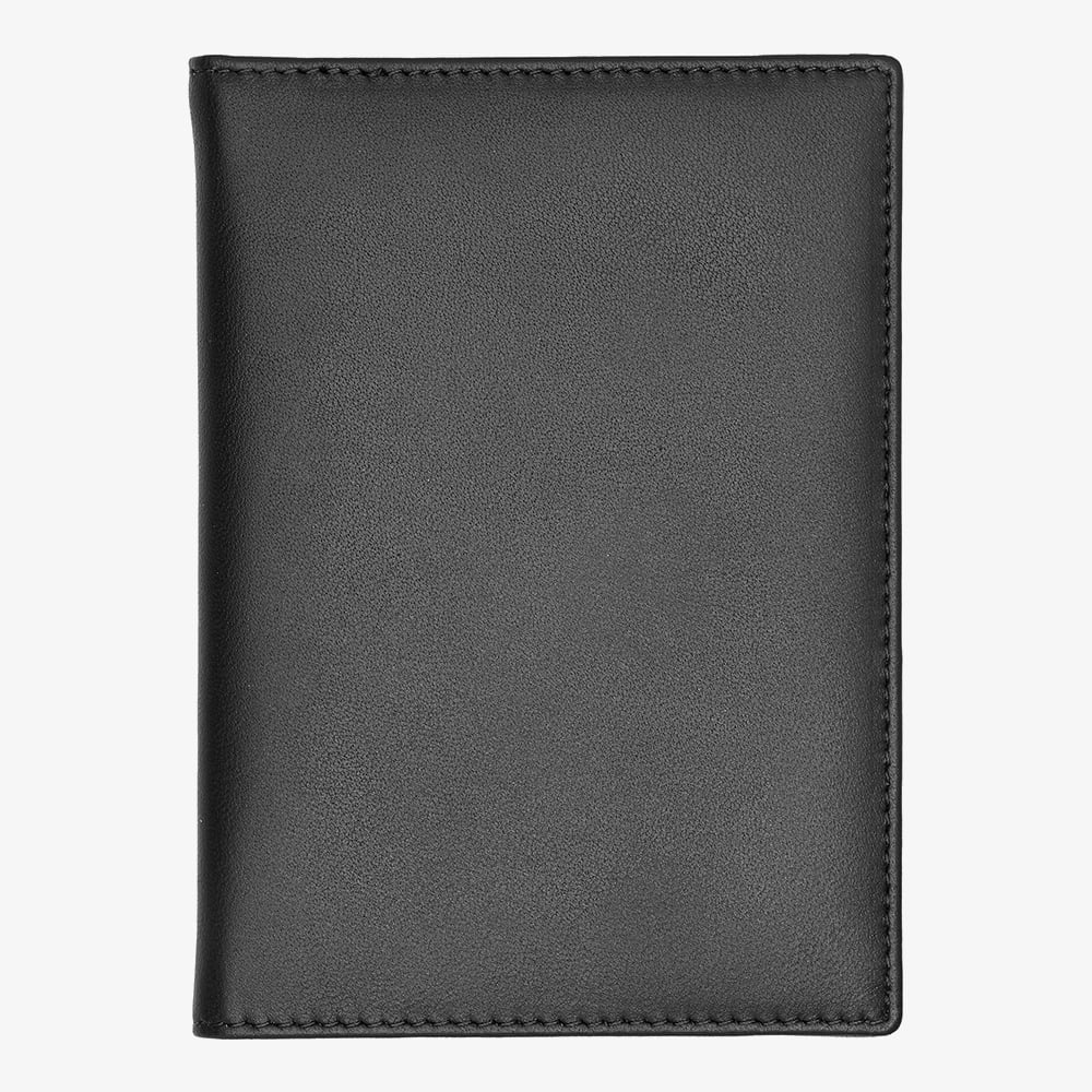 BOSS Classic Smooth Black Folding Card Holder Wallet HLE403A