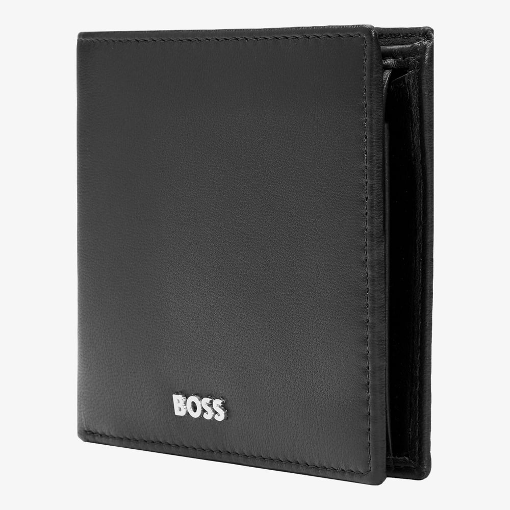 BOSS Classic Smooth Black Coins Wallet HLM403A