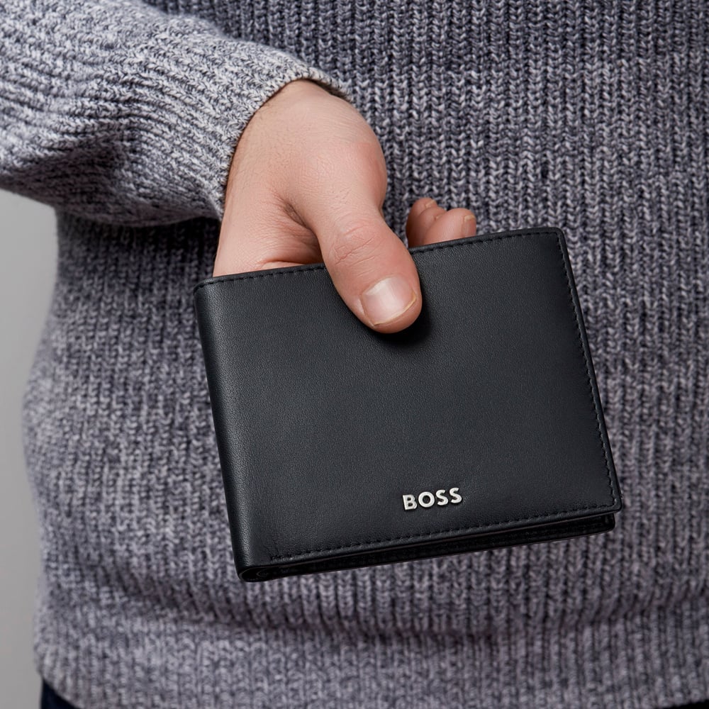 BOSS Classic Smooth Black Wallet Wallet HLW403A