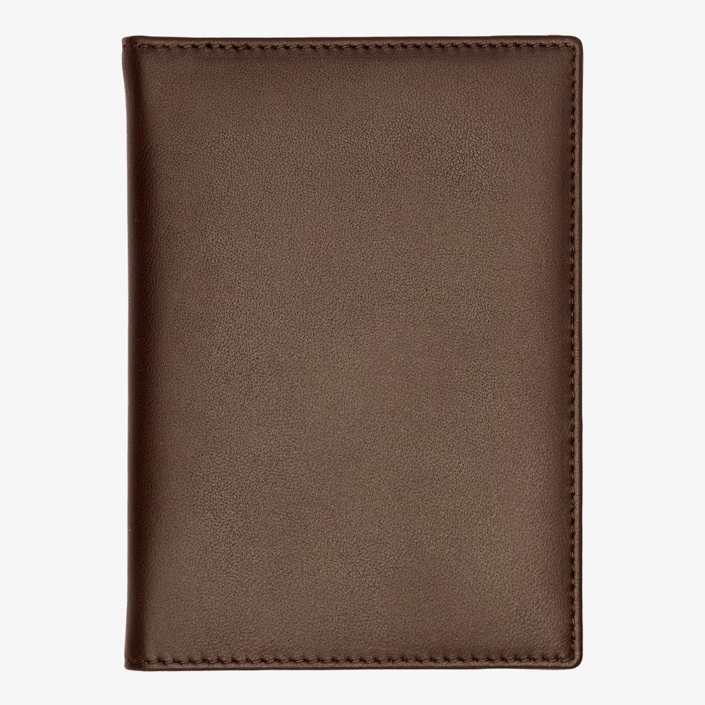 BOSS Classic Smooth Brown Folding Card Holder Wallet HLE403Y