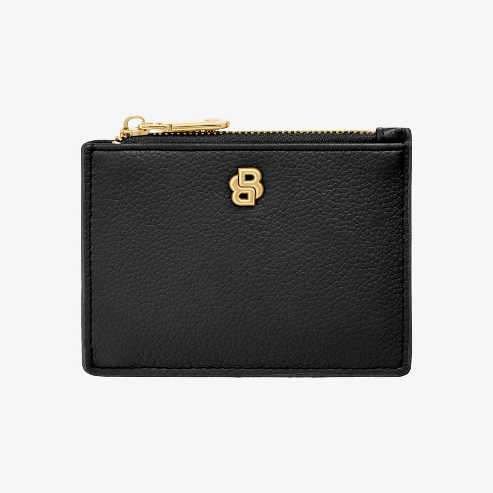 BOSS Signature Lady Black Card Holder Purse HEK616A