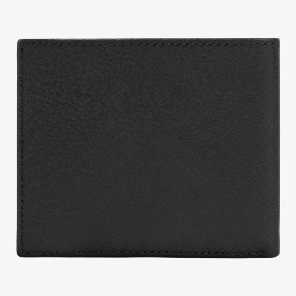 BOSS Double B Saffiano Black Wallet HLW526A