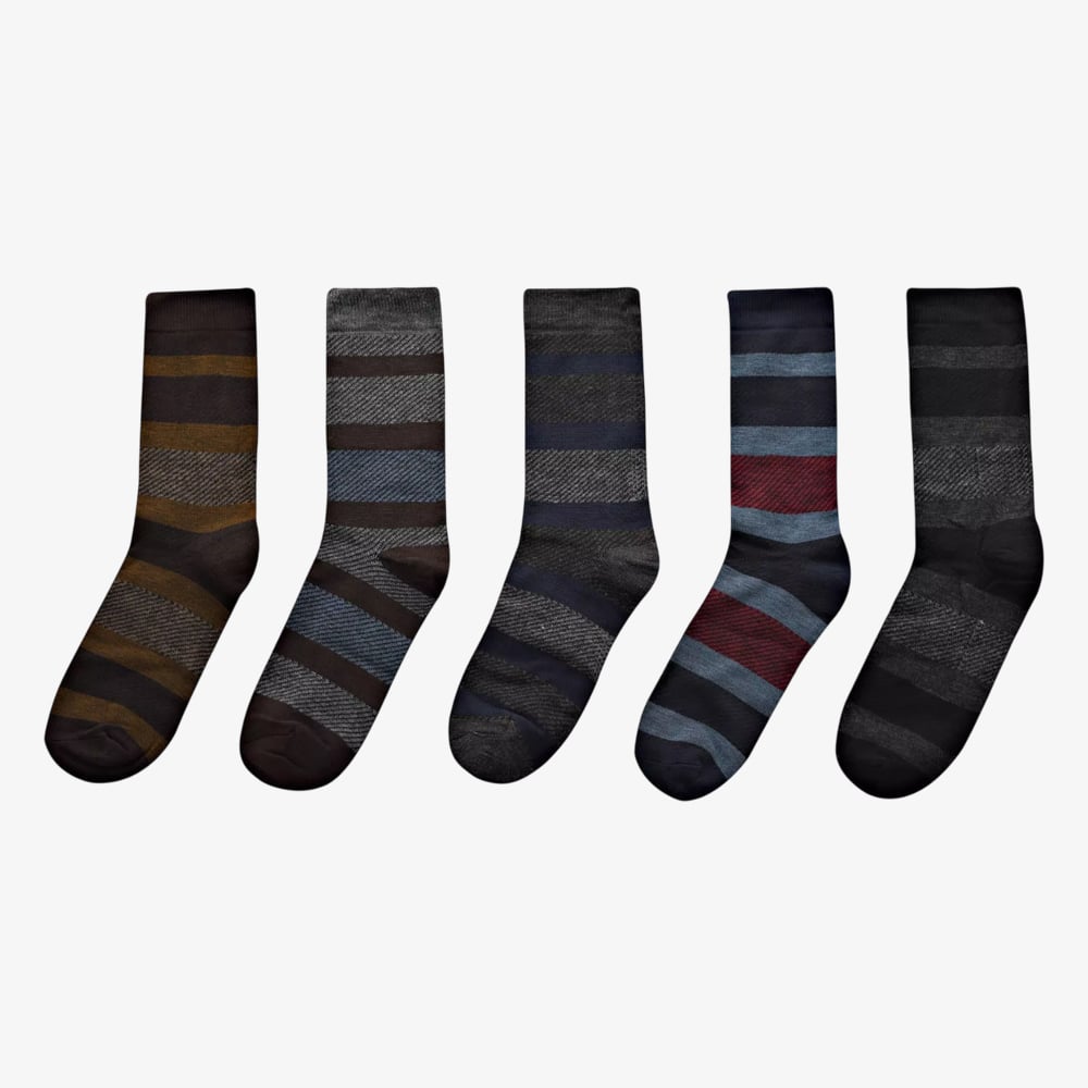 5 Piece Striped Sock Set HM2192