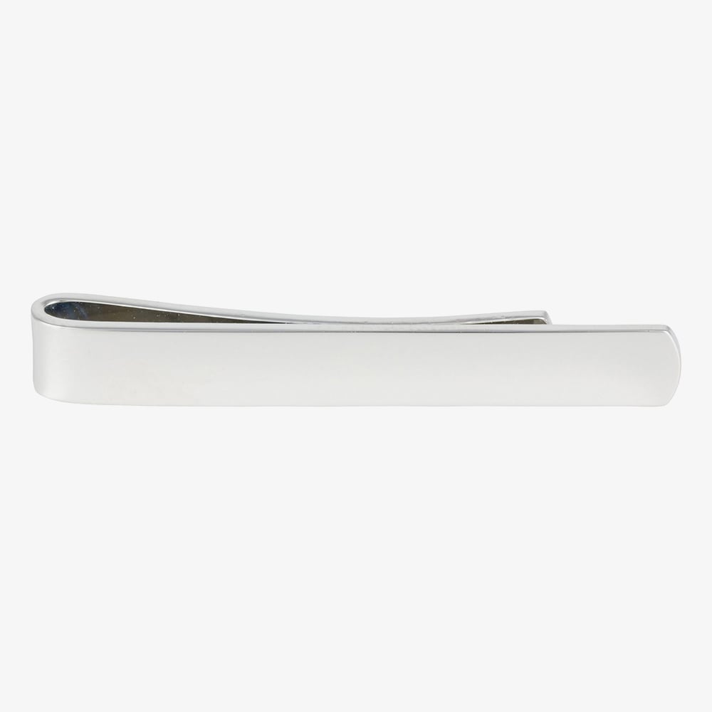 Plain Skinny Tie Slide 100-0018