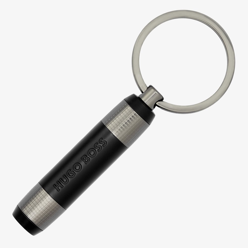 BOSS Rive Gunmetal Keyring HAK443D