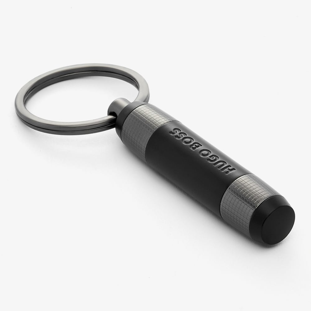 BOSS Rive Gunmetal Keyring HAK443D