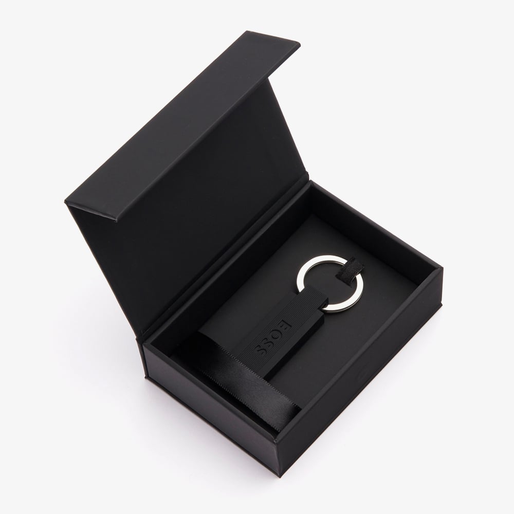 BOSS Edge Iconic Black Keyring HAK421A