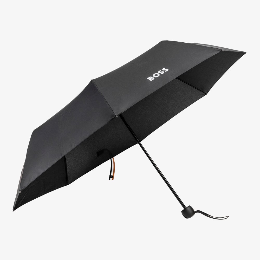 BOSS Iconic Black Mini Umbrella HUG321A