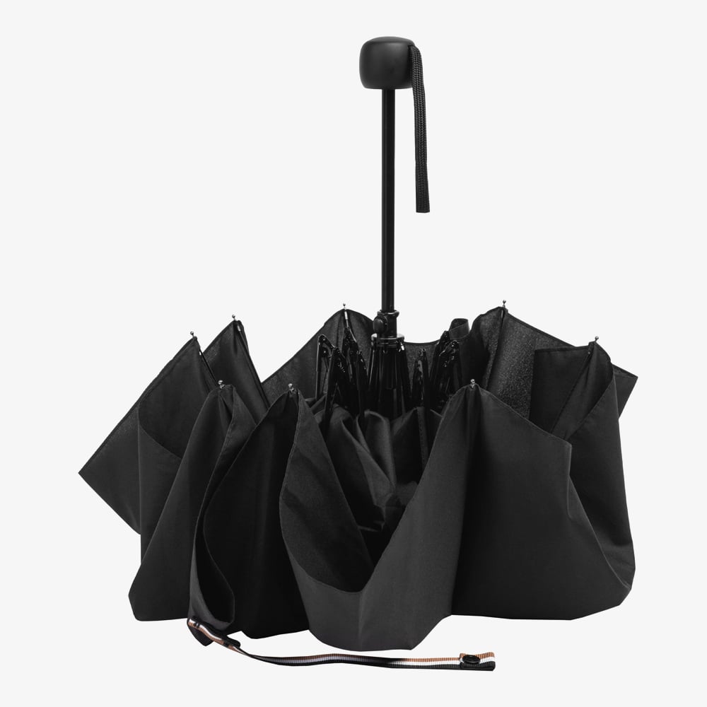 BOSS Iconic Black Mini Umbrella HUG321A