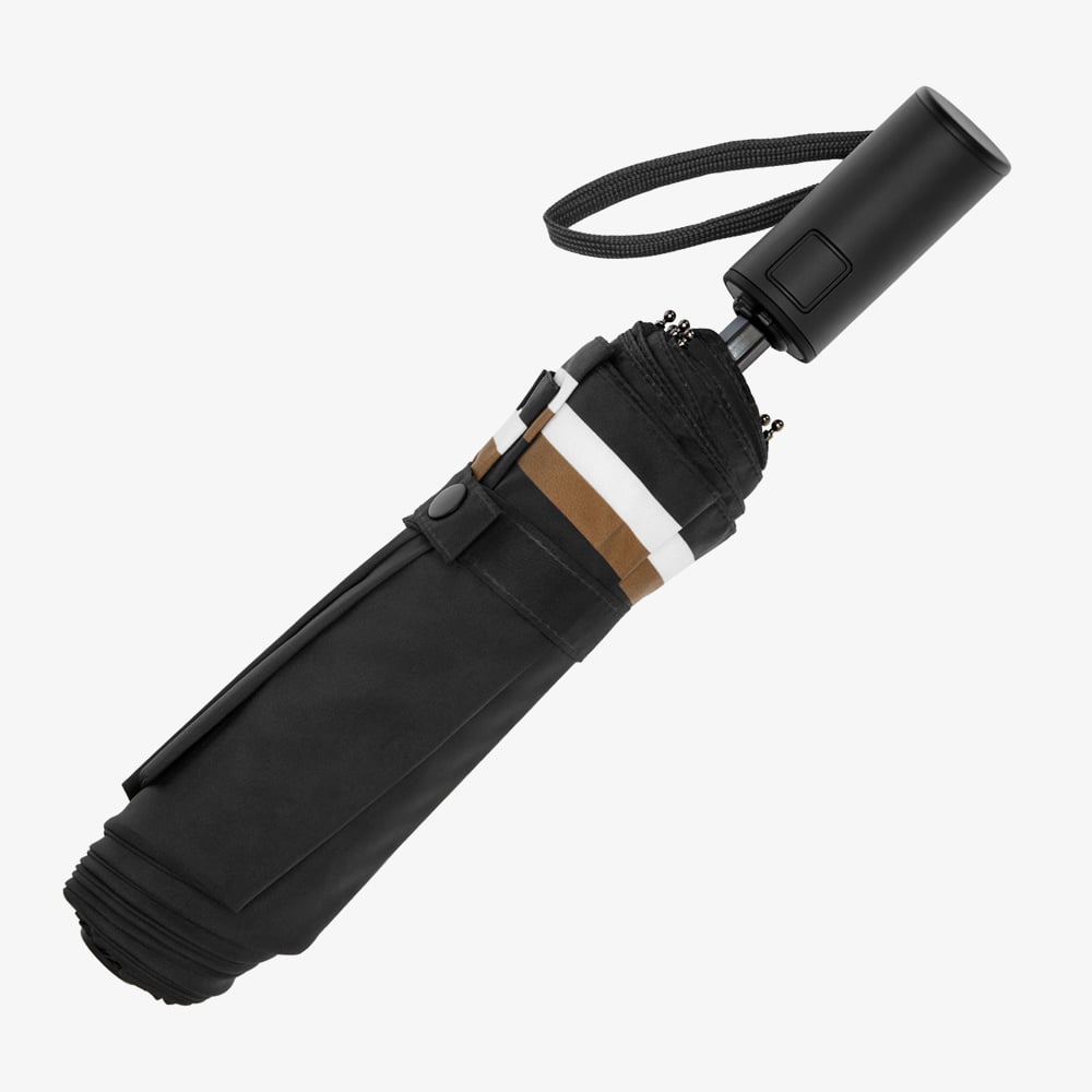 BOSS Varsity Black Pocket Umbrella HUF612A