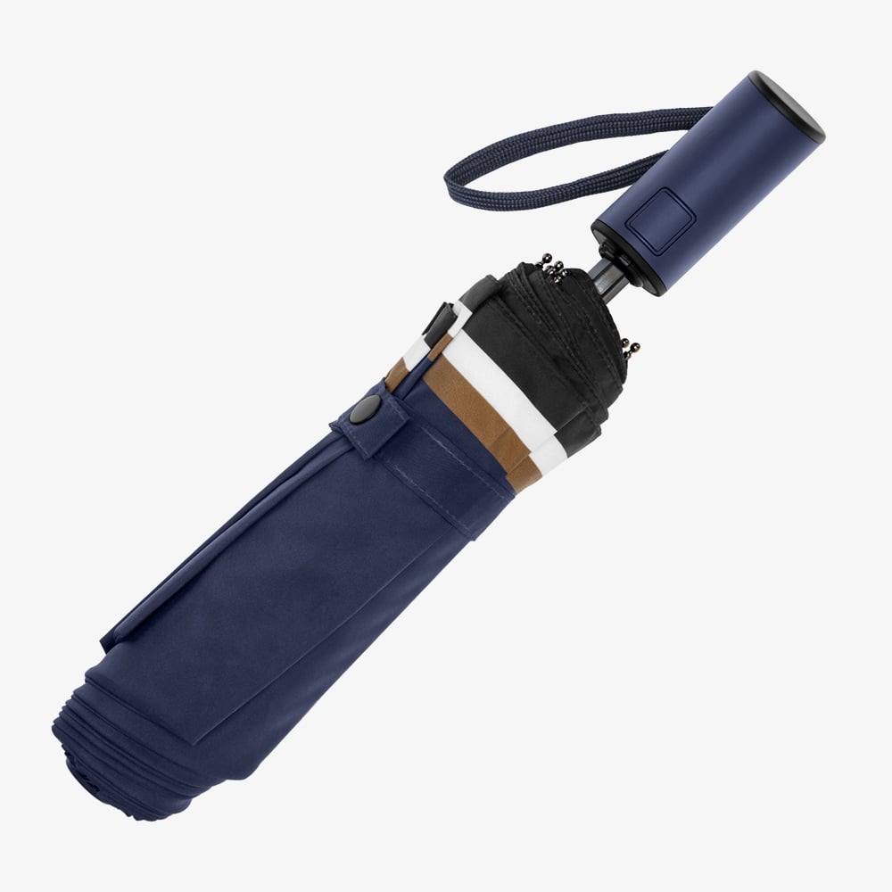 BOSS Varsity Navy Pocket Umbrella HUF612N