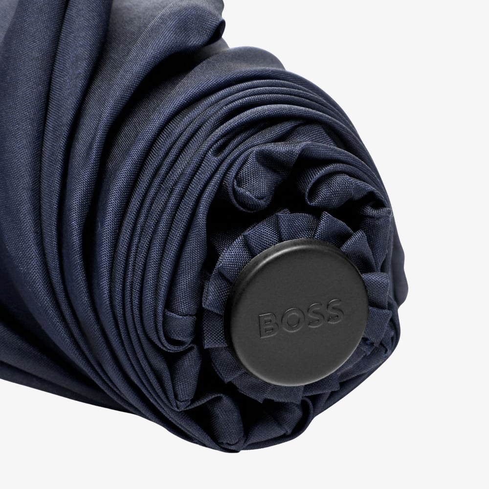 BOSS Varsity Navy Pocket Umbrella HUF612N