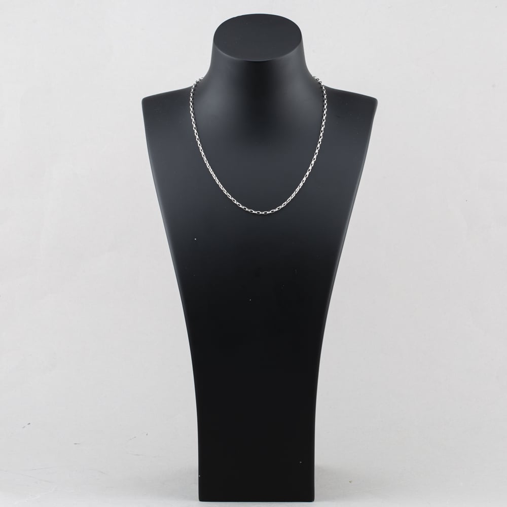 Pre-Owned 9ct White Gold 18 Inch Belcher Chain 41021685