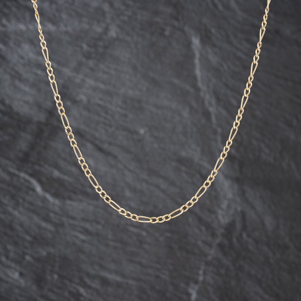 Pre-Owned 9ct Yellow Gold 21 Inch Figaro Chain 41021707