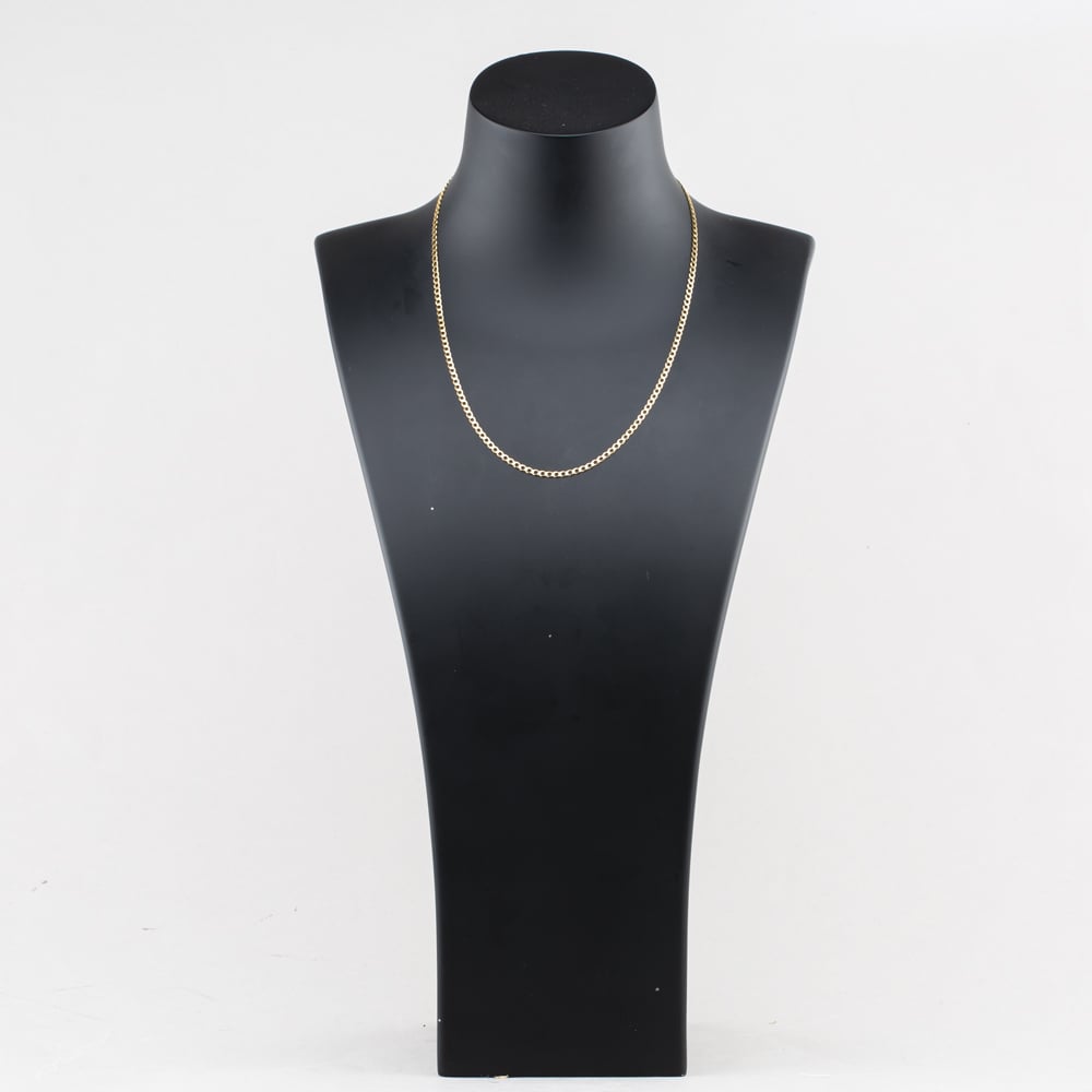 Pre-Owned 9ct Yellow Gold 18 Inch Curb Chain 41021728