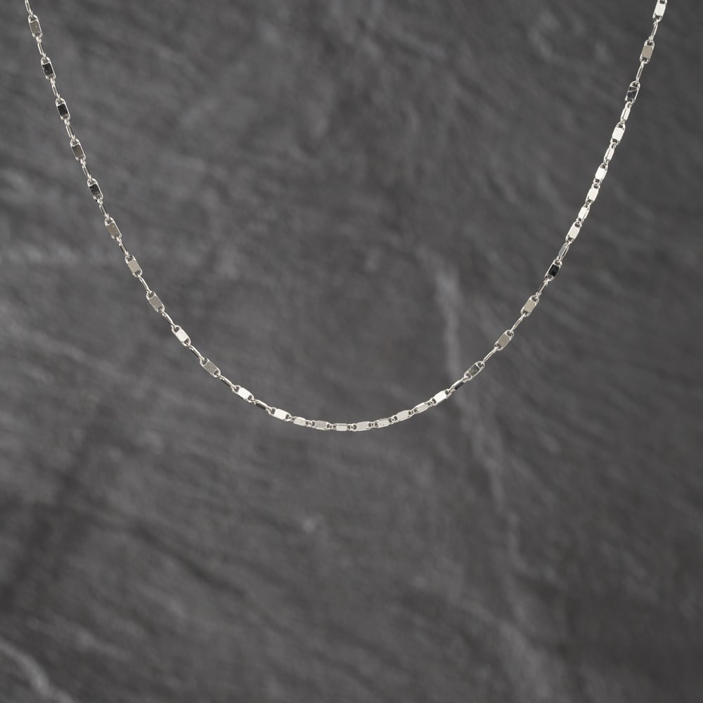 Pre-Owned 9ct White Gold 16 Inch Fancy Chain 41021729