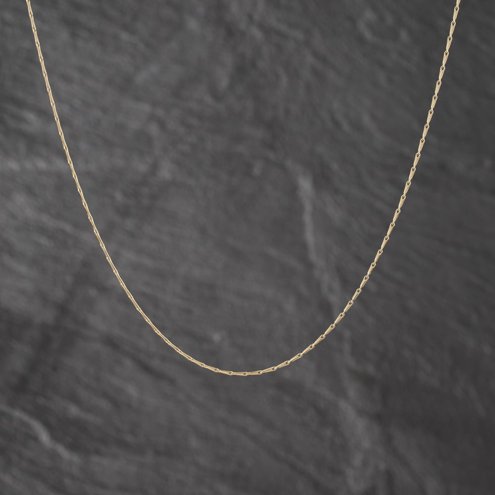 Pre-Owned 9ct Yellow Gold 18 Inch Hayseed Chain 41021730