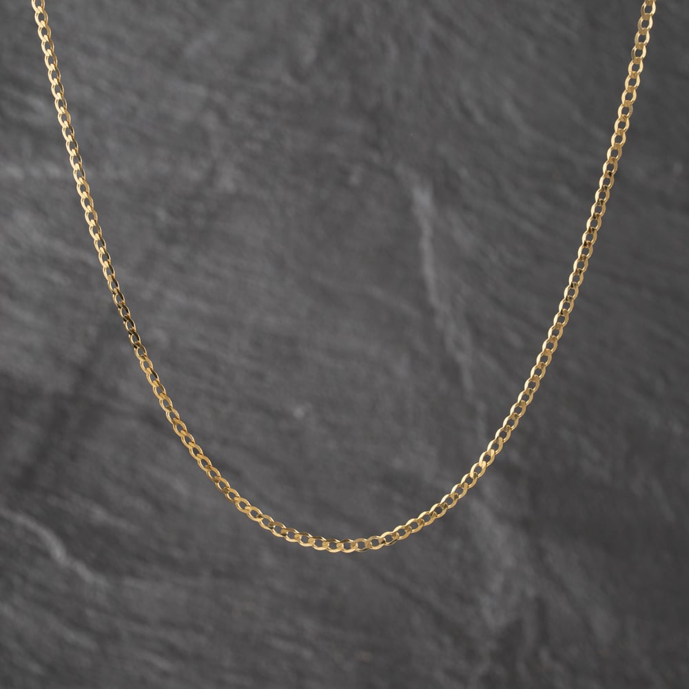 Pre-Owned 9ct Yellow Gold 20 Inch Curb Chain 41021732