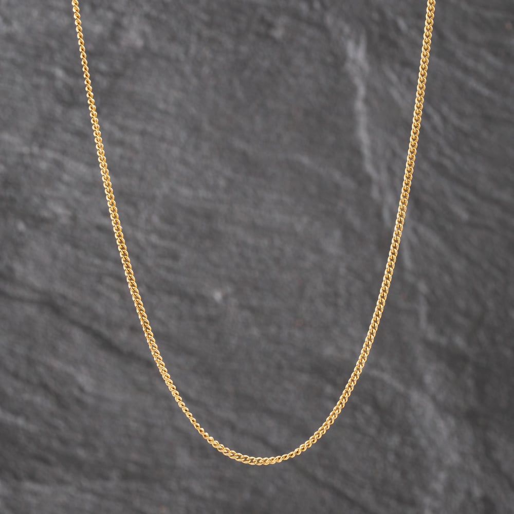 Pre-Owned Yellow Gold 16 Inch Curb Chain 41021741
