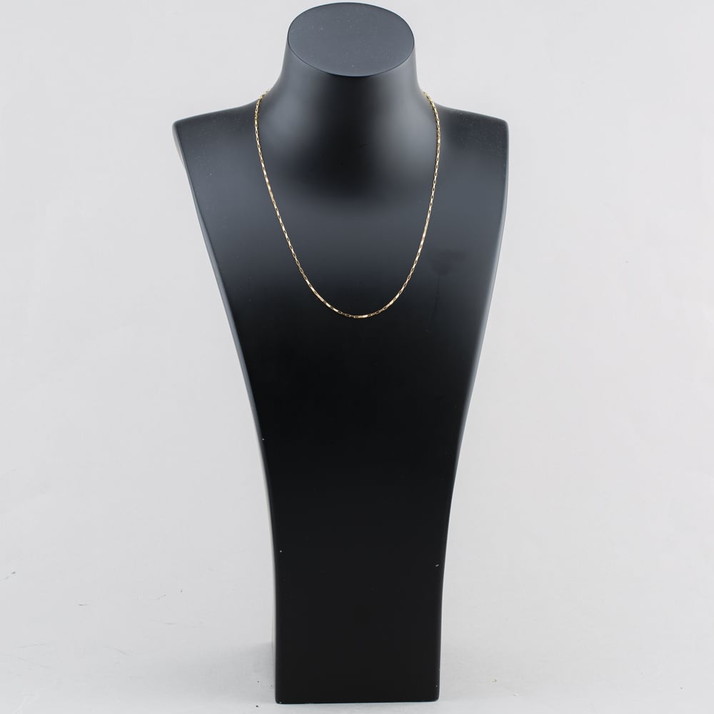 Pre-Owned 9ct Yellow Gold 18 Inch Paper Link Chain 41021749
