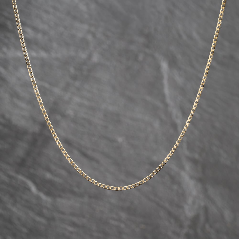 Pre-Owned 9ct Yellow Gold 24 Inch Curb Chain 41021752