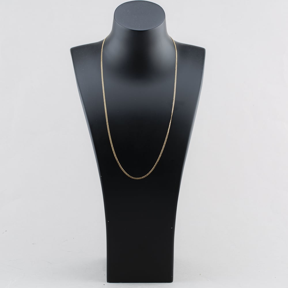 Pre-Owned 9ct Yellow Gold 24 Inch Curb Chain 41021752