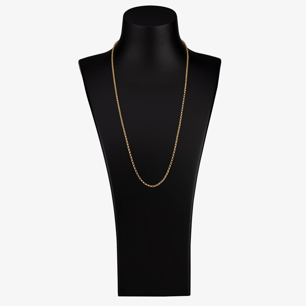 Pre-Owned 9ct Yellow Gold 24 Inch Round Belcher Link Chain 4102803