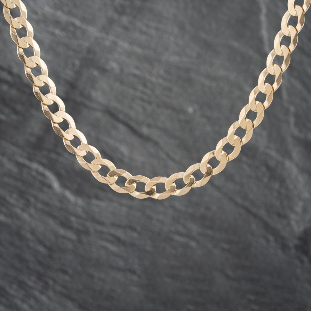 Pre-Owned 9ct Yellow Gold 20 Inch Curb Chain 41041421