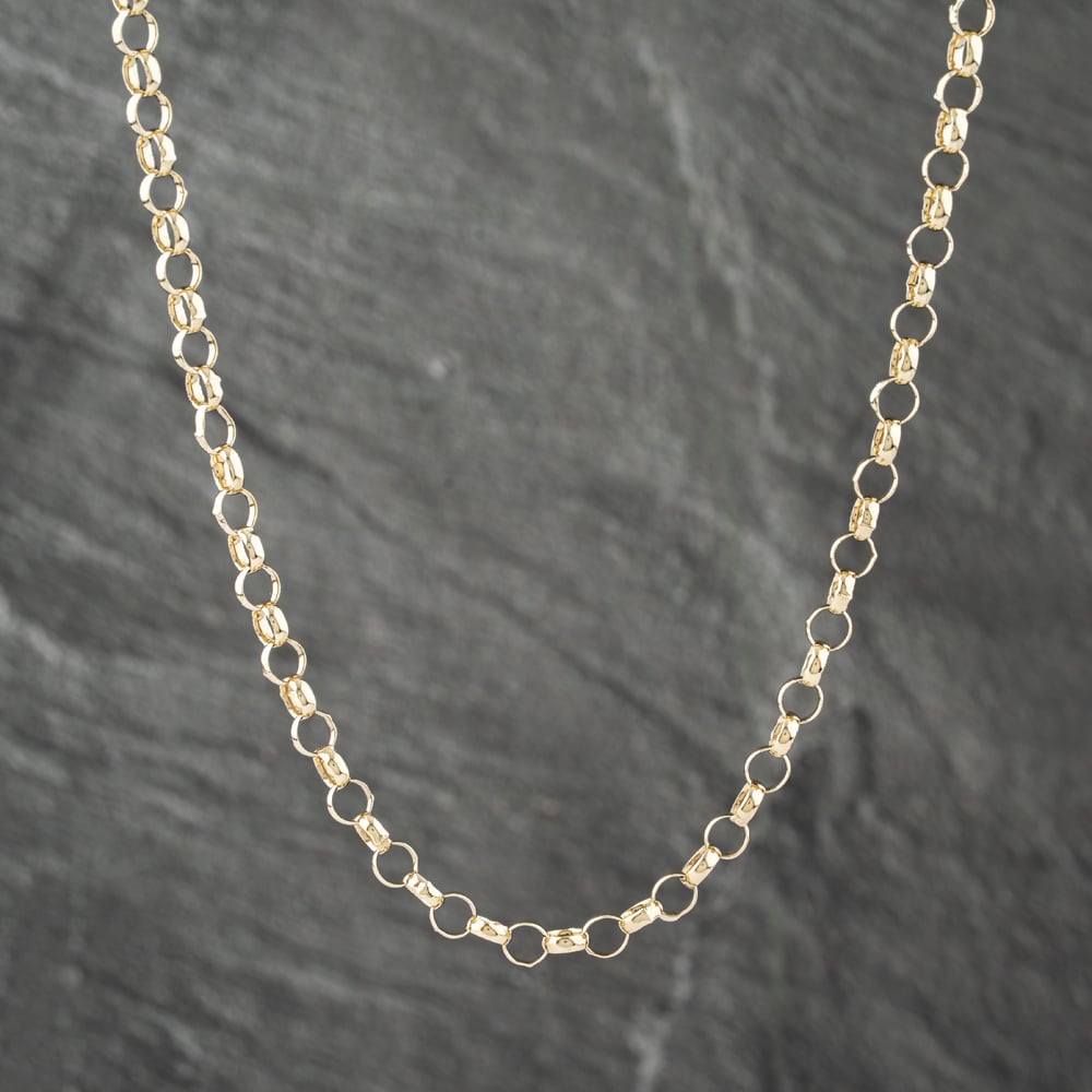 Pre-Owned 9ct Yellow Gold 26 Inch Belcher Chain 41041469