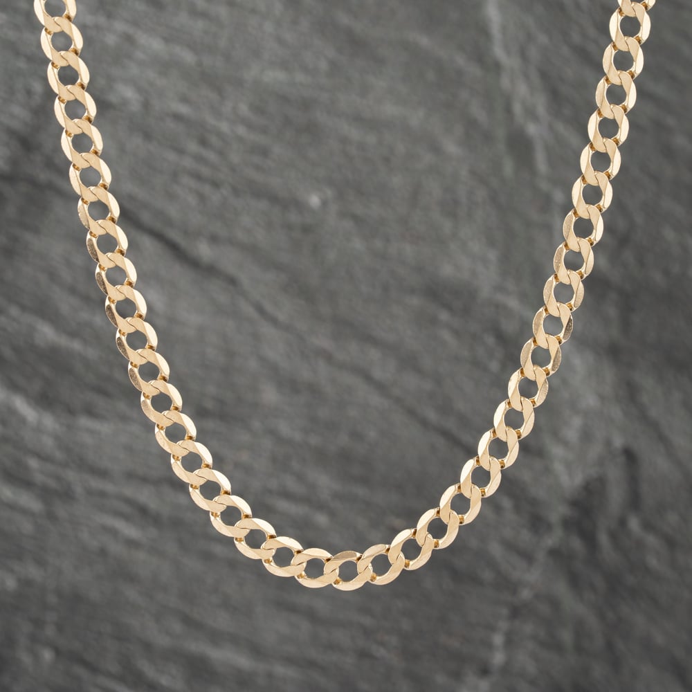 Pre-Owned 9ct Yellow Gold 20 Inch Curb Chain 41041502