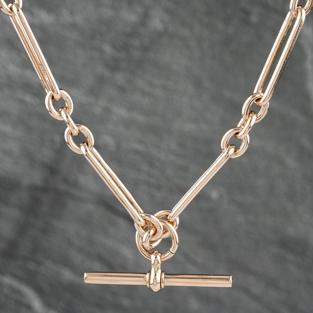 Click to view product details and reviews for Pre Owned Vintage 9ct Rose Gold T Bar Albert 16 Inch Figaro Chain 41041536. Click to view product details and reviews for Pre Owned Vintage 9ct Rose Gold T Bar Albert 16 Inch Figaro Chain 41041536.