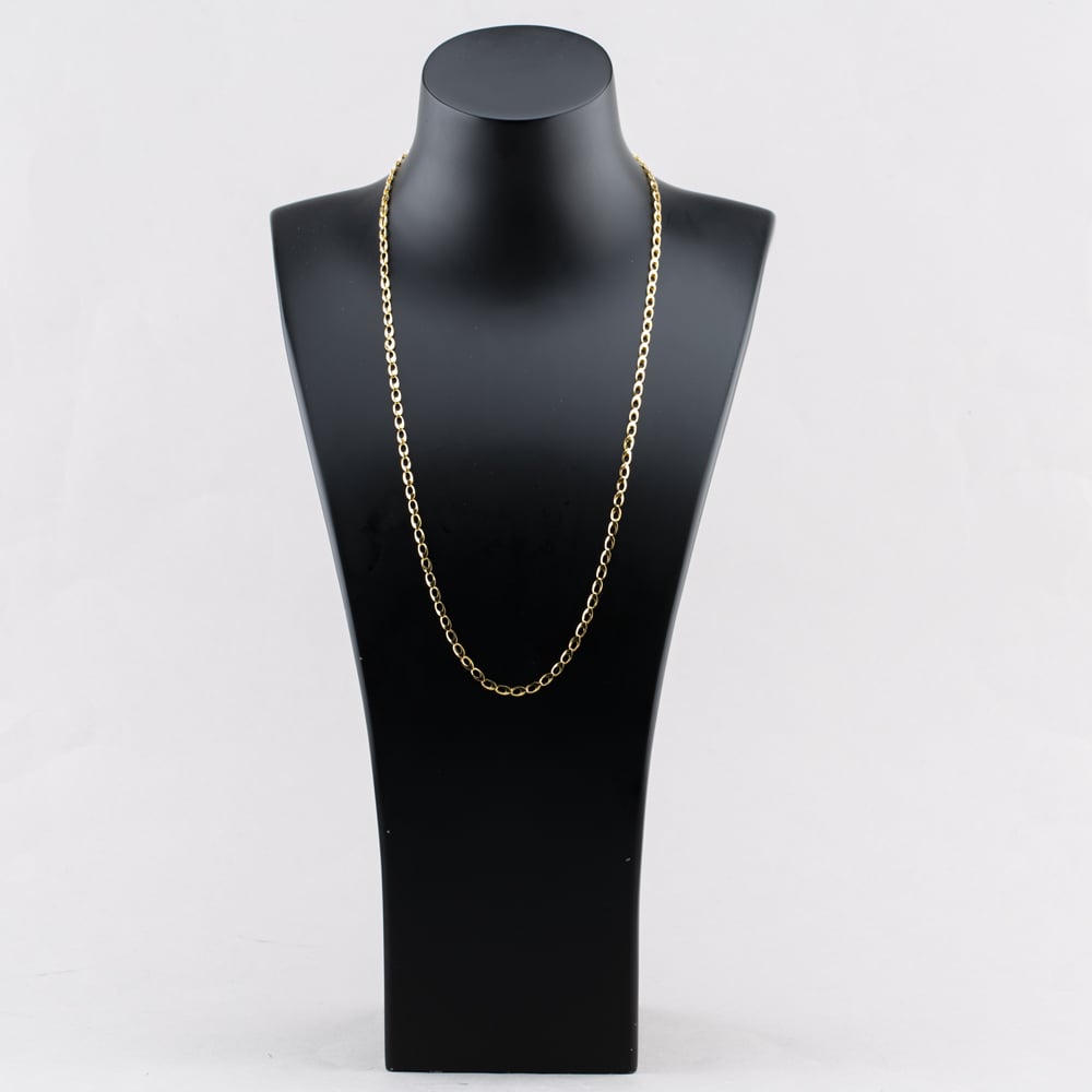 Pre-Owned Yellow Gold Loop 24 Inch Curb Chain 41041647
