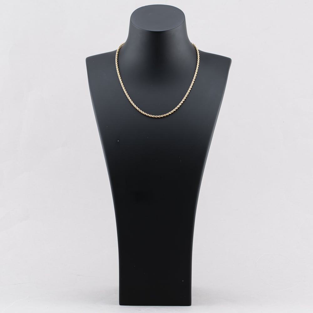 Pre-Owned 9ct Yellow Gold 17 Inch Rope Chain 41041652