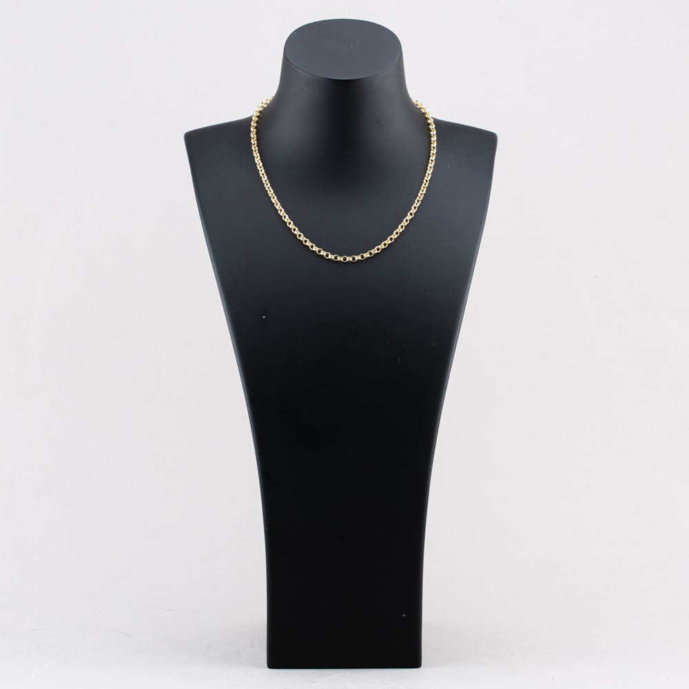 Pre-Owned 9ct Yellow Gold 17 Inch Belcher Chain 41041671