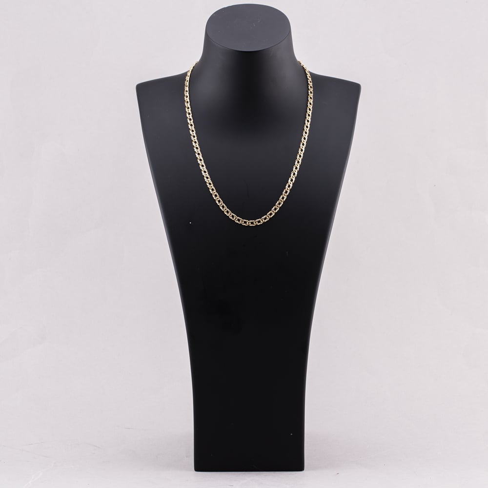 Pre-Owned 9ct Yellow Gold Double Link 19 Inch Curb Chain 41041677