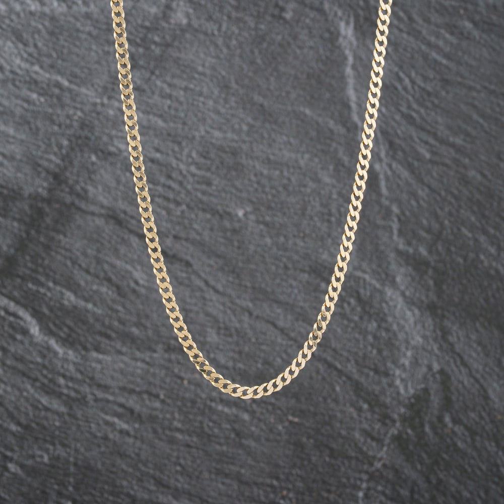 Pre-Owned 9ct Yellow Gold 20 Inch Curb Chain 41041720