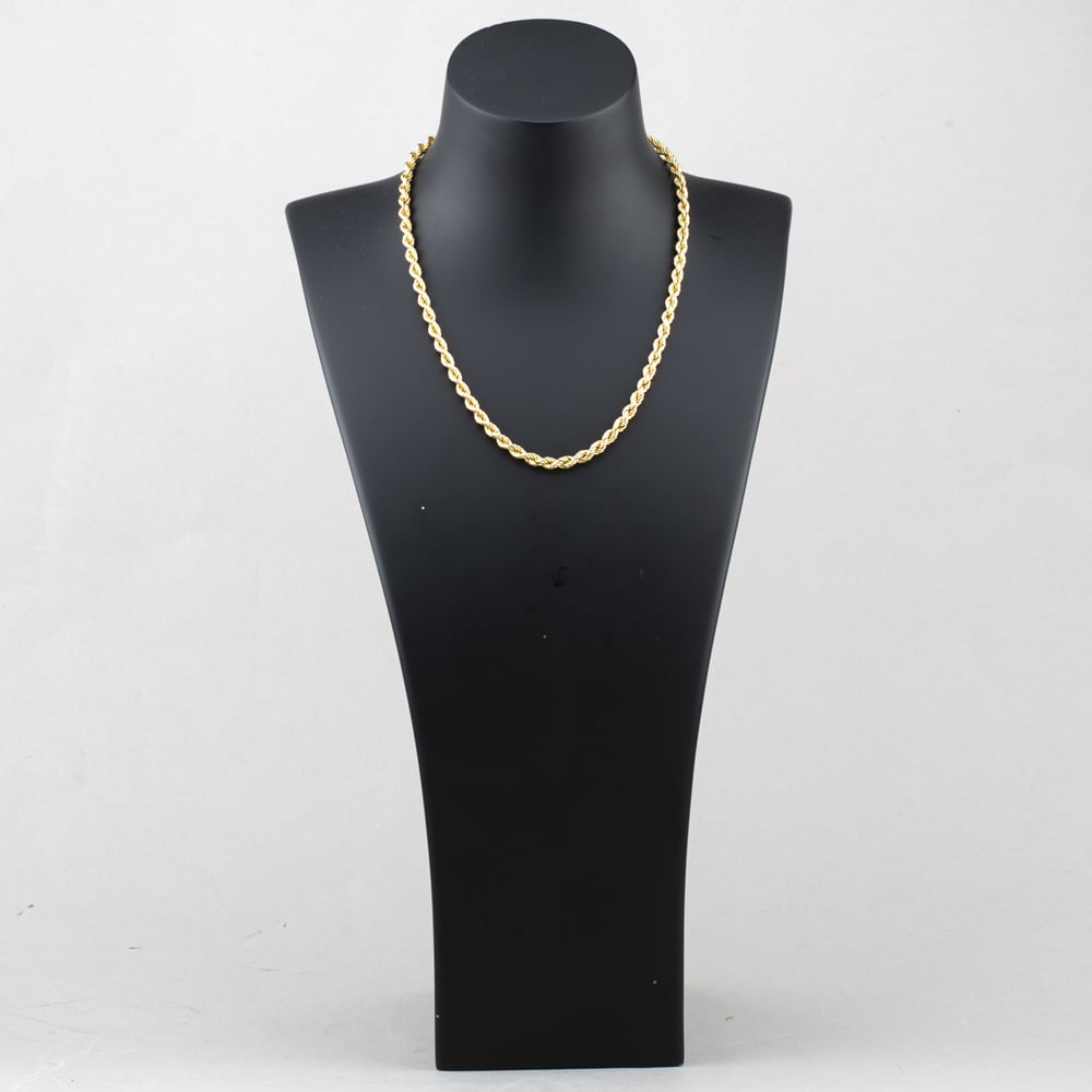 Pre-Owned 9ct Yellow Gold 18 Inch Rope Chain 41041748