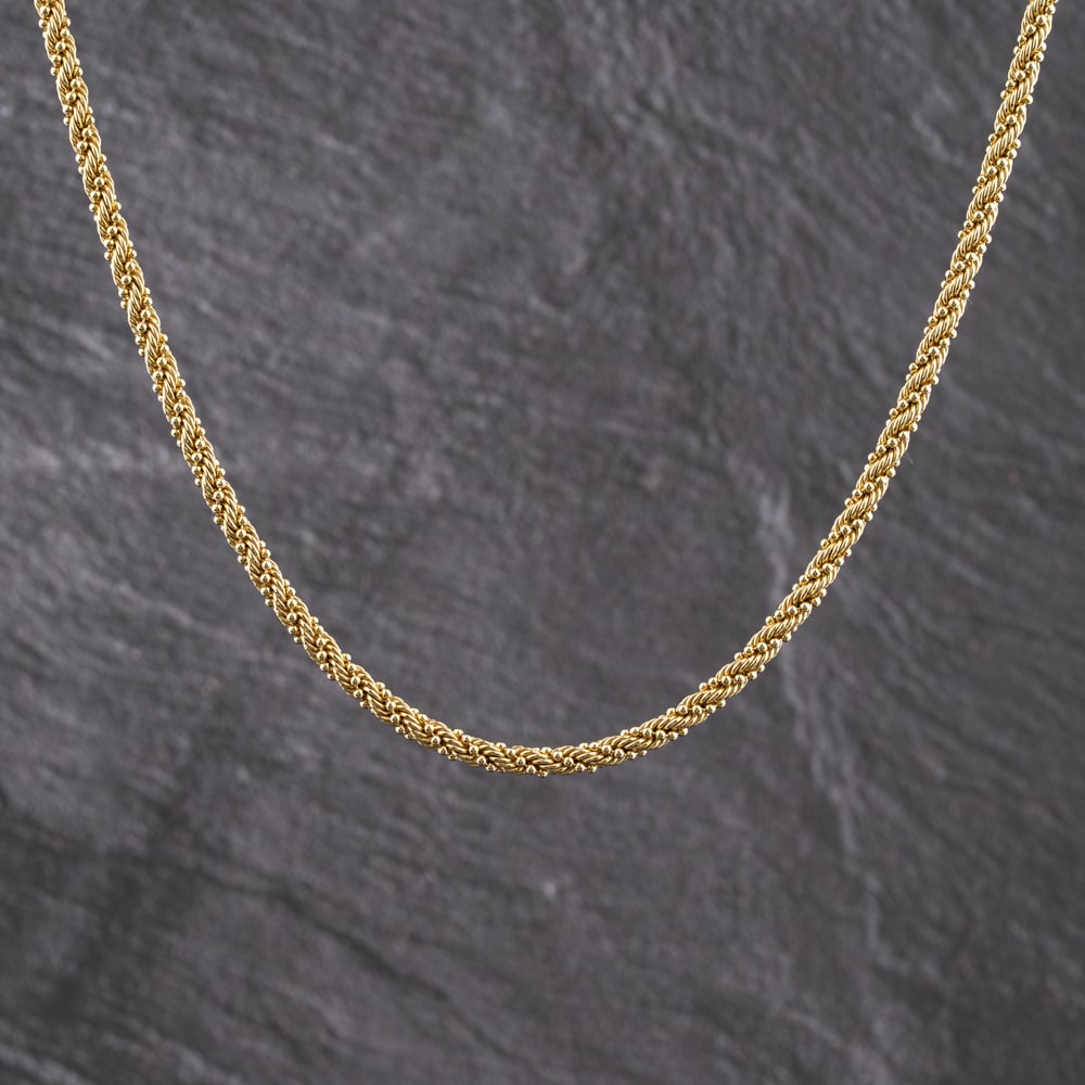 Pre-Owned 9ct Yellow Gold 18 Inch Fancy Chain 41041750