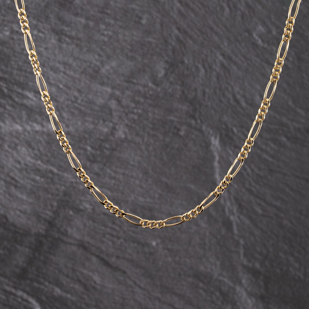 Pre-Owned 9ct Yellow Gold 20 Inch Figaro Chain 41041751