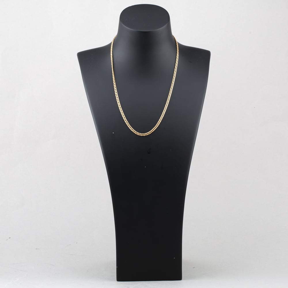 Pre-Owned 9ct Yellow Gold Double 19 Inch Curb Chain 41041757