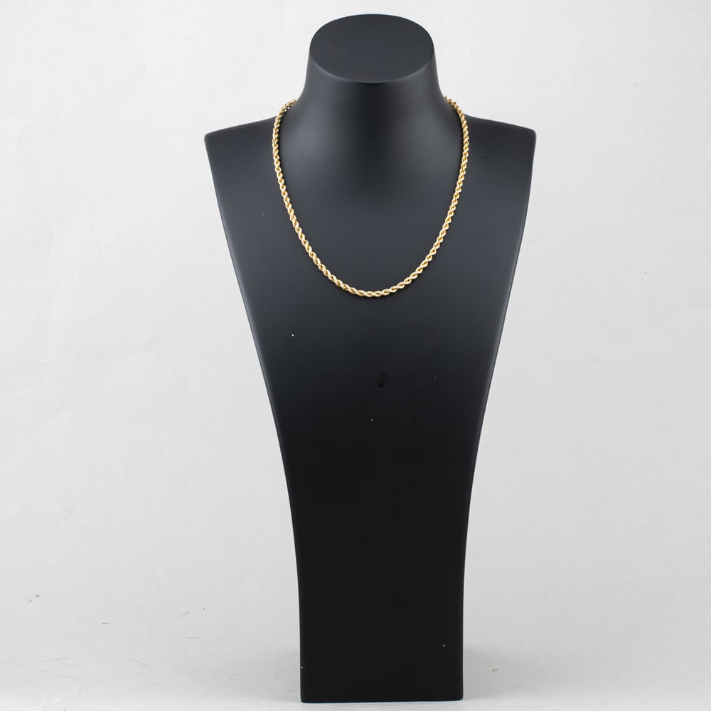Pre-Owned 9ct Yellow Gold 18 Inch Rope Chain 41041768