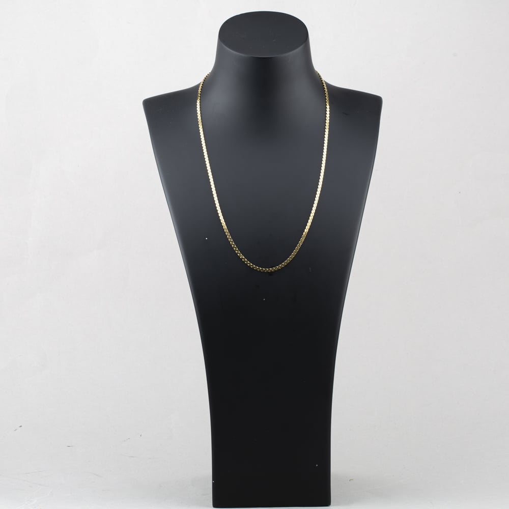 Pre-Owned Vintage 9ct Yellow Gold Serpentine 21 Inch Snake Chain 41041786