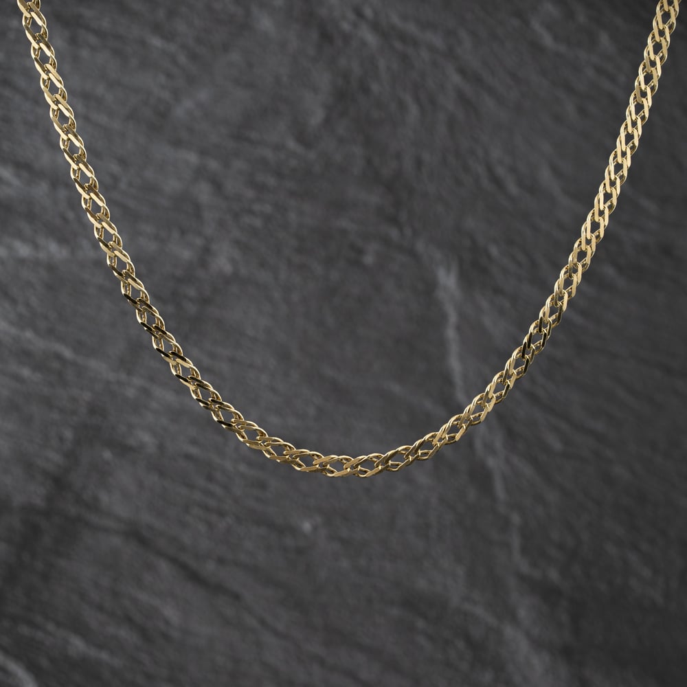 Pre-Owned 9ct Yellow Gold 18 Inch Curb Chain 41041829