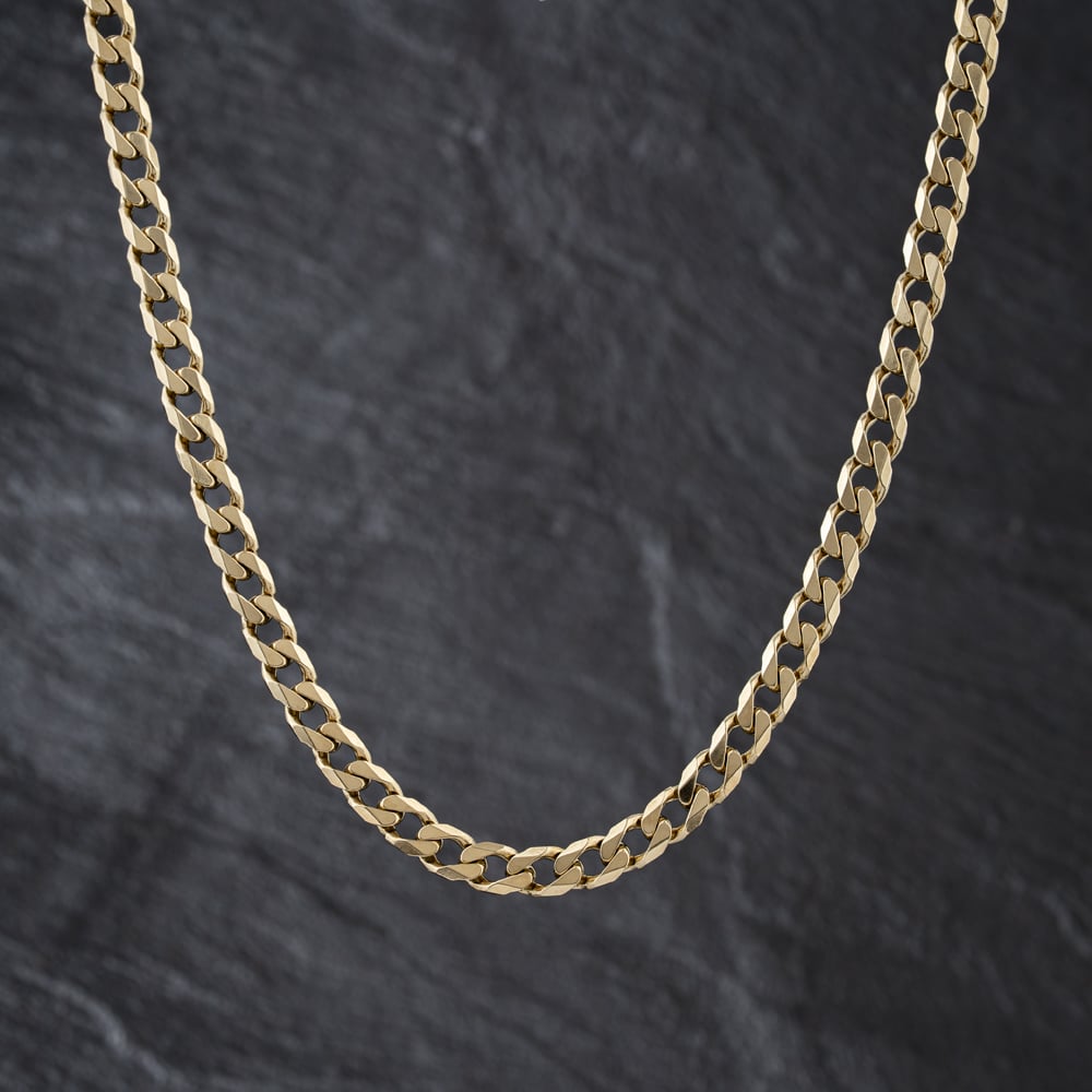 Pre-Owned 9ct Yellow Gold 20 Inch Curb Chain 41041847