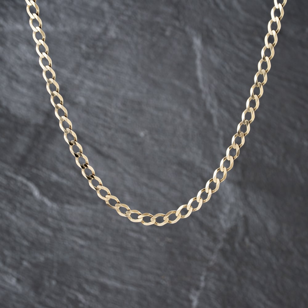 Pre-Owned 9ct Yellow Gold 20 Inch Curb Chain 41041854