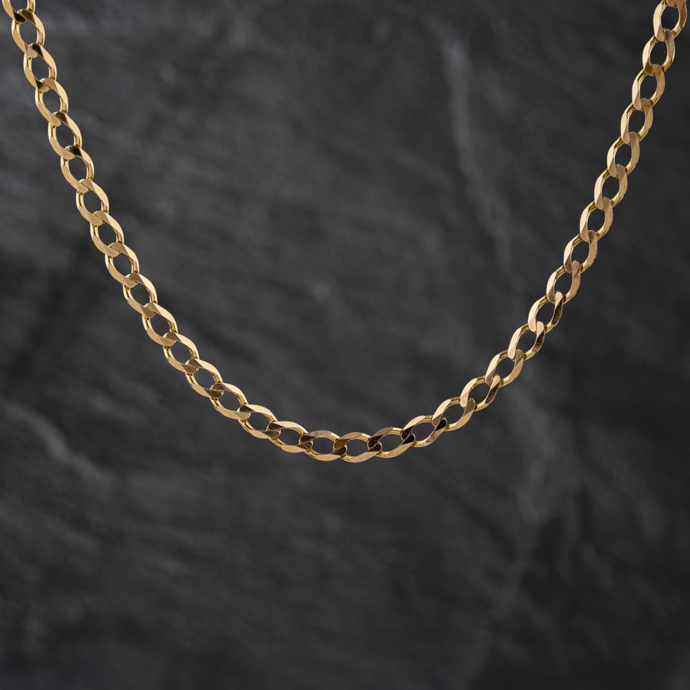 Pre-Owned 9ct Yellow Gold 20 Inch Curb Chain 41041860