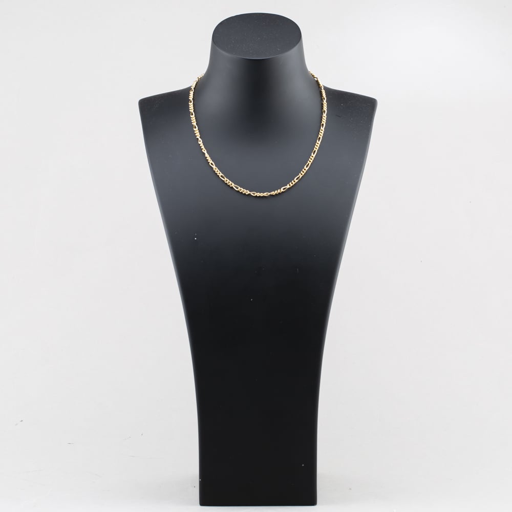 Pre-Owned 9ct Yellow Gold 17 Inch Figaro Chain 41041883