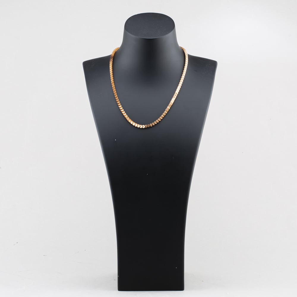 Pre-Owned 9ct Rose Gold 18 Inch Fancy Chain 41041887